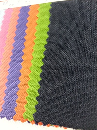 HK  KNSR  No.2-A050棉滌珠地布 細節-1